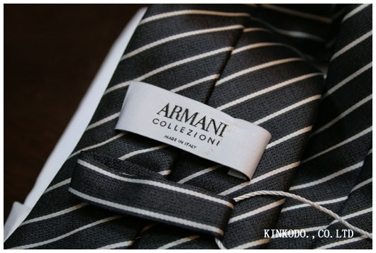 シックなアルマーニのストライプタイ - オーダーシャツ専門店 金沢 金港堂 オーナーのブログ