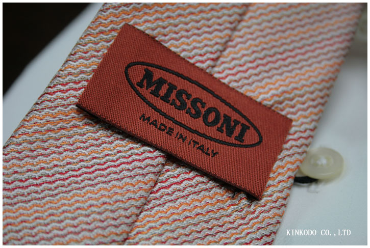 MISSONI（ミッソーニ）の糸を紡いだようなネクタイ - オーダーシャツ専門店 金沢 金港堂 オーナーのブログ