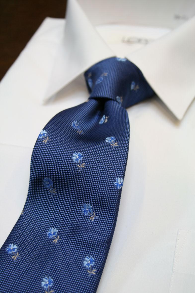 ポールスミスの花柄ジャガードのネクタイ オーダーシャツ専門店 金沢 金港堂 オーナーのブログ