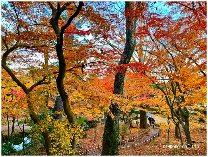 紅葉の兼六園